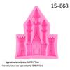 DIY Cartoon House Silicone Mold for Cake and Chocolate Decoration