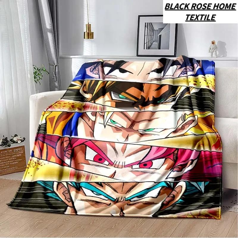 Fashion Art Print Comics D-Dragons B-Balls Blanket Bedroom Sofa Bed Sheet Outdoor Car Travel Hotel Portable Plush Cover Blanket