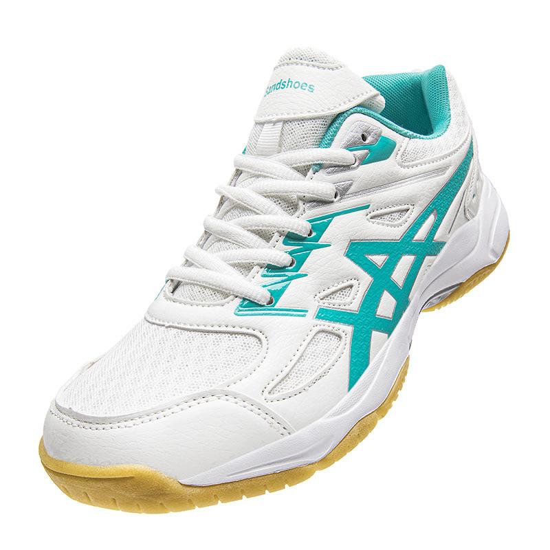 Новая обувь для бадминтона мужская обувь профессиональная соревновательная обувь для тенниса дышащая износостойкая нескользящая подошва из говяжьей жилы волейбольная обувь женская