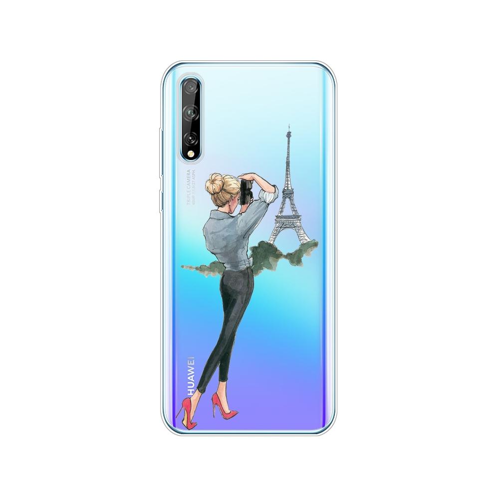 Для Huawei Y8P чехол 6.3" мягкий силиконовый чехол для телефона TPU для Huawei y8p 2020 Y 8P AQM-LX1 задняя крышка huaweiy8p бампер Funda Shell