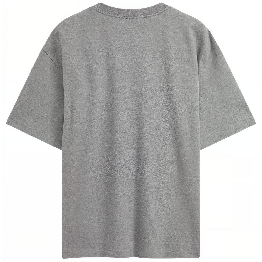Calvin Klein Minimalist Logo Print Cotton Loose Fit Short Sleeve T-Shirt Men Tops Hero-Grey 40HM228-24S-P7E