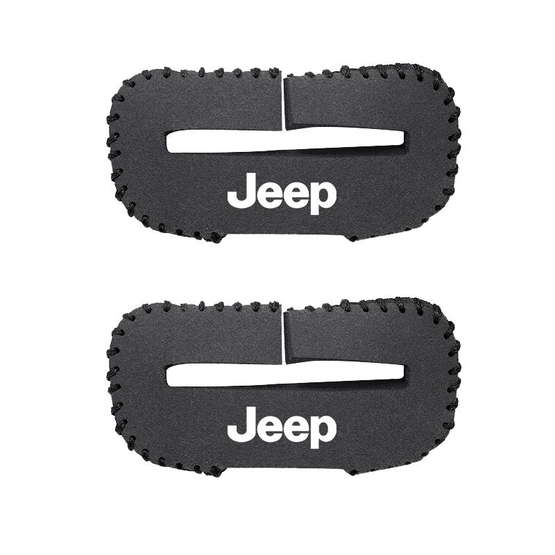 ALG4 Крышка Пряжки Ремень Безопасности Сиденья с Логотипом Автомобиля Jeep Аксессуары для Интерьера Для Jeep Renegade Wrangler JL JK Patriot Willys Liberty Rubicon