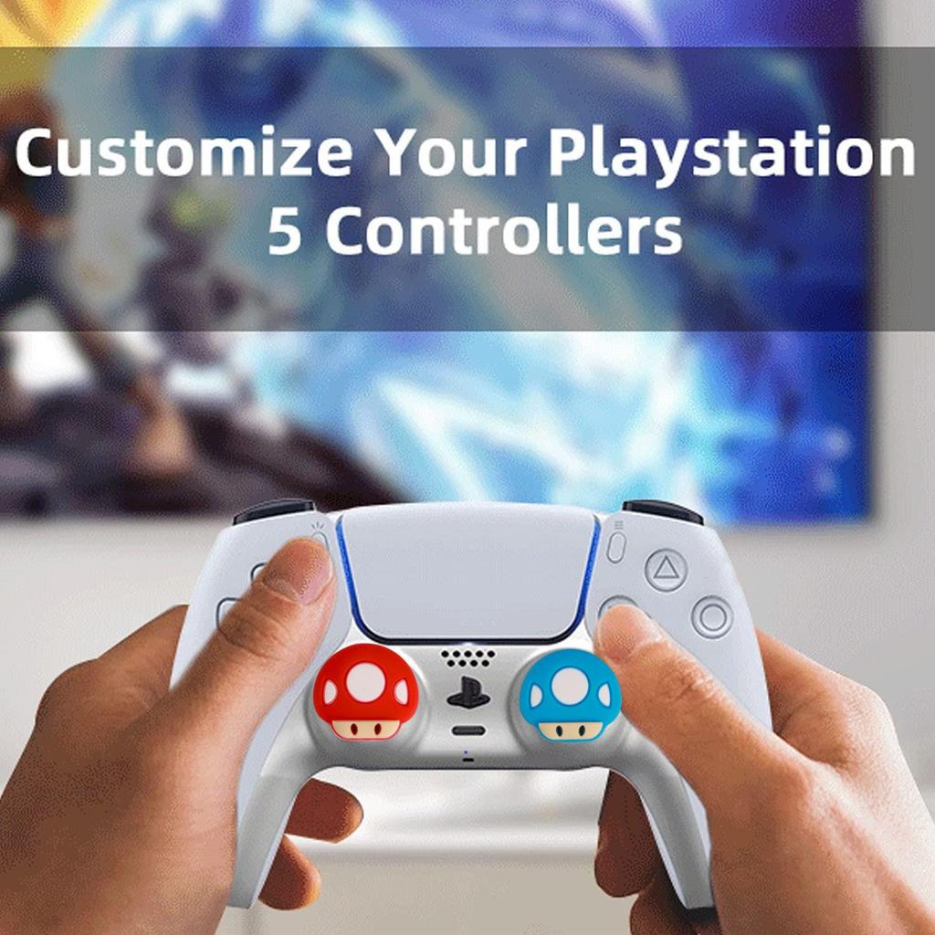 Silicone Protective Caps Set for PS5, PS4, Xbox, and Switch2 Controllers