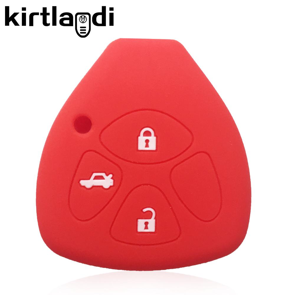 Автоаксессуары Чехол для ключа Колпачок для Toyota Rav4 Auris Corolla IQ Porte Yaris/Vitz Verso Hilux Icon Camry 40 2/3/4 кнопки Крышка для ключа