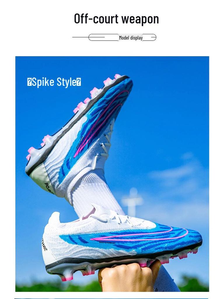 Ronaldo X10 Fly-Knit AG Soccer Shoes for Men and Women - Low-Top Turf Training Cleats