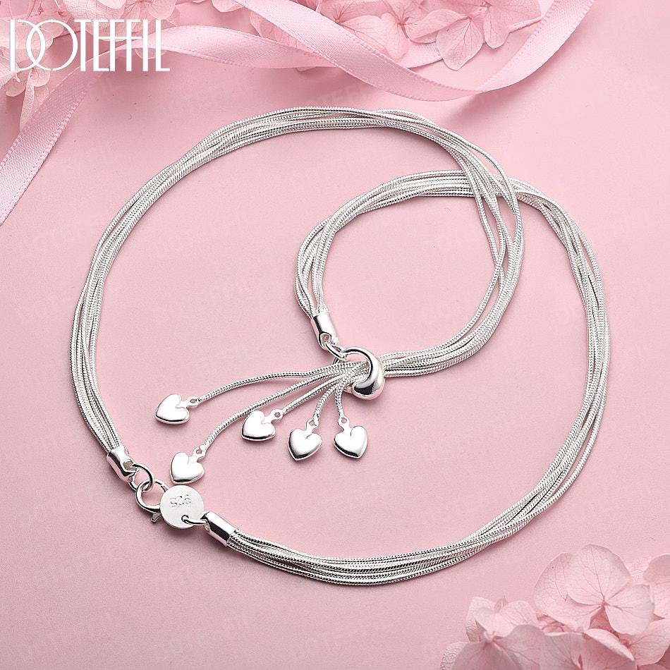 Серебряный кулон-сердце со змеей 925 пробы, Модные украшения
