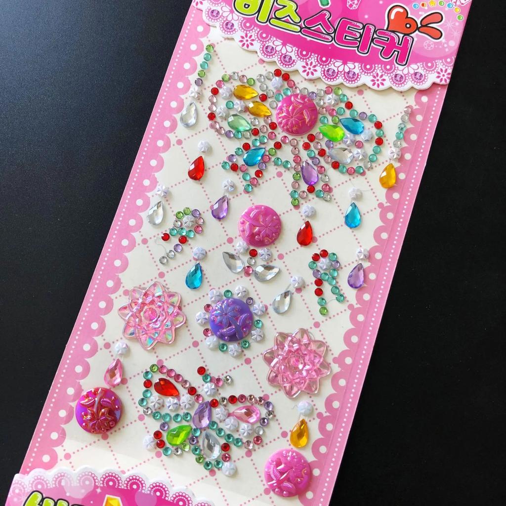 Самоклеящаяся 3D наклейка со стразами в виде бриллиантов, акриловые кристаллы, креативные DIY поделки, драгоценные камни для украшения чехла телефона, ноутбука