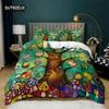 Nature Tree of Life Пододеяльник Микрофибра Mystery Gothic Постельное белье Экзотический кельтский узел Пододеяльник King Queen Для детей Взрослых