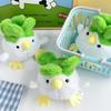 Cute Small Chicken Plush Toy Charming Soft Keychain Accessory And Bag Pendant