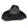 Halloween Pirate Hat PU Leather Decor Tricorn for Photo Prop Holidays