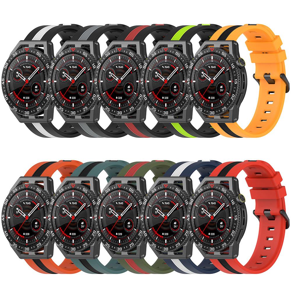 Силиконовый ремешок 20 мм 22 мм для Huawei Watch GT2 42 мм 46 мм GT3 SE Smart Watch Band для Samsung Galaxy Watch 5/4 Active 2 Gear S3