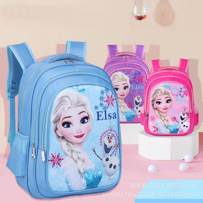Frozen Kids Backpack for School Girls Elsa Preschool Lightweight Waterproof Large Capacity Gift