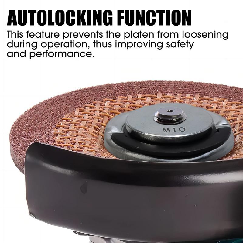 Угловая шлифовальная плита M10 M14 Угловая шлифовальная плита с самоблокировкой Резьбовая угловая шлифовальная плита Инструменты с быстрозажимным креплением