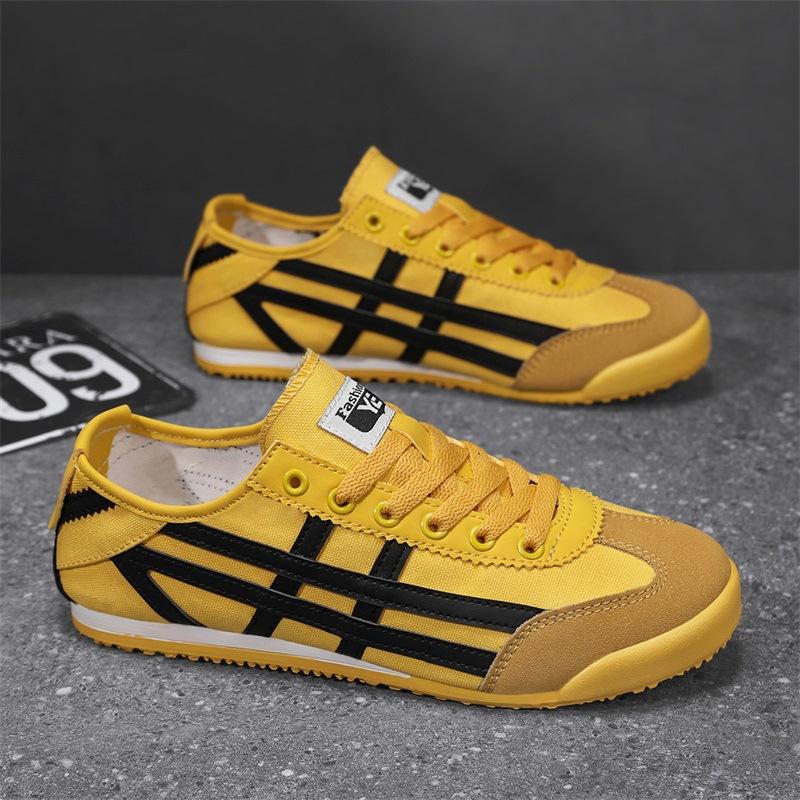 Форрест Гамп ветер 2025 лето новая легкая парусиновая мужская обувь мужская универсальная ленивая обувь пара низкие кеды повседневная обувь для скейтборда