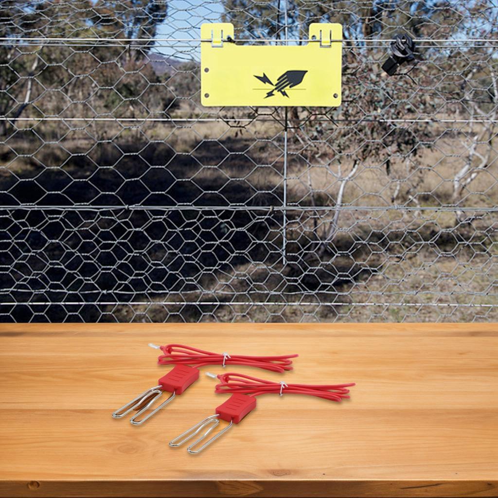 1m Wire Length Electric Fence Connectors Easy Installation Wire