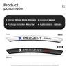 2026 Hot Car Sticker 4pcs Aluminum Car Badges Wheels Rims Stickers Auto Decoration For Peugeot 408 308 3008 Rifter 5008 508 2008