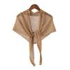 Hollow Out Knitted Shawl Breathable Scarf Coverup Fashion Triangle Wrap  Beach Travel