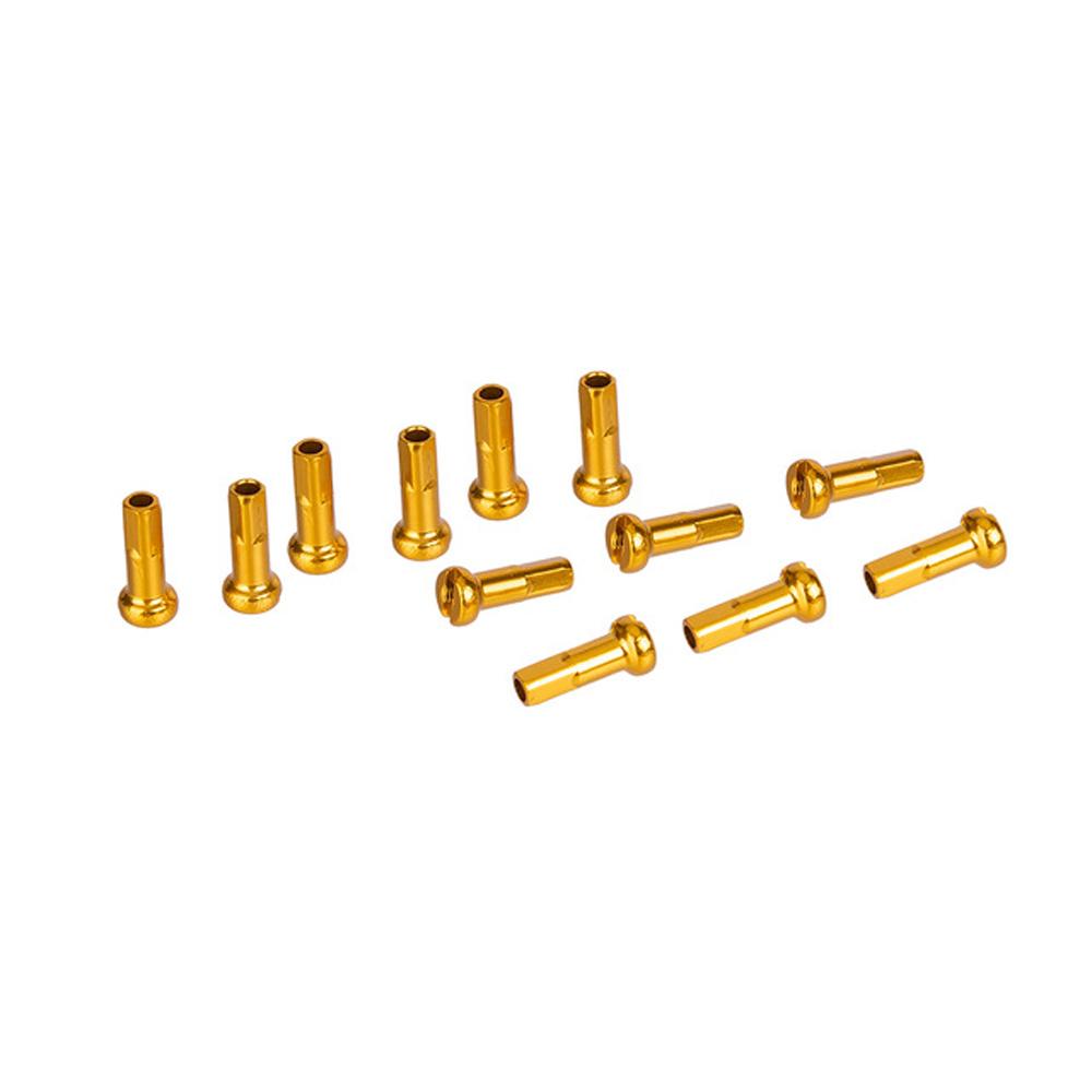 Aluminum Zinc Zinc Alloy Anodized Bicycle Spoke Nipples Spoke Cap Bike Wheel Cycling Spokes Nipples