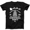 Christmas Party 1988 Nakatomi Plaza Funny Gift Black Tee T Shirt 195