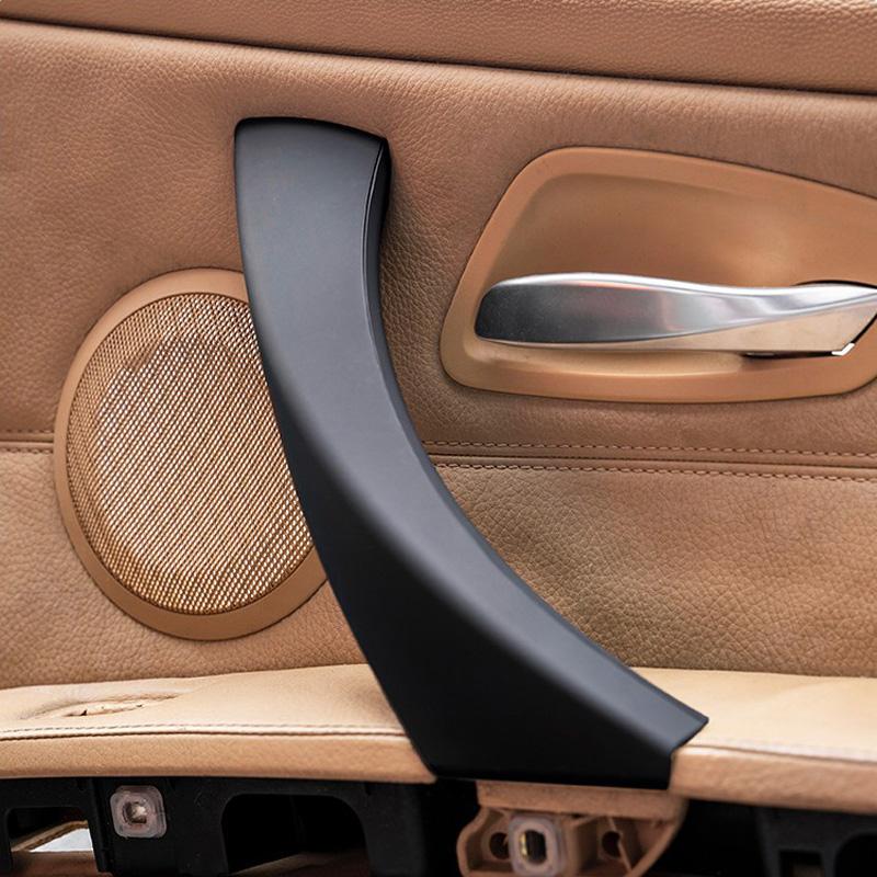 6 шт. матово-черные накладки на ручки дверей салона автомобиля для BMW E90 E91 3-й серии седан, универсал 2005-2012