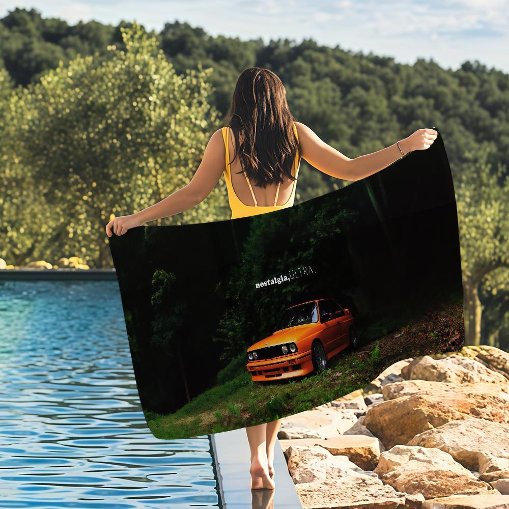 Быстросохнущие пляжные полотенца Frank Ocean Blonde Channel Orange Music Art подходят для бассейнов, кемпинга, йоги и спортзала