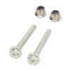 5 Set 19M7834/14M7397 Lock Nut Kit Silver Shear Pin Bolts for Deere Agricultural Machinery