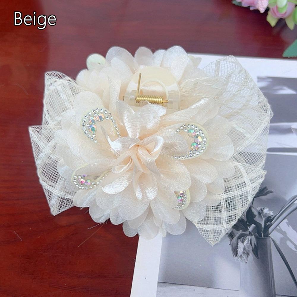 Заколка для волос с кисточкой, заколка для волос в виде цветка акулы, элегантные заколки для волос в виде краба для женщин, сладкая мода