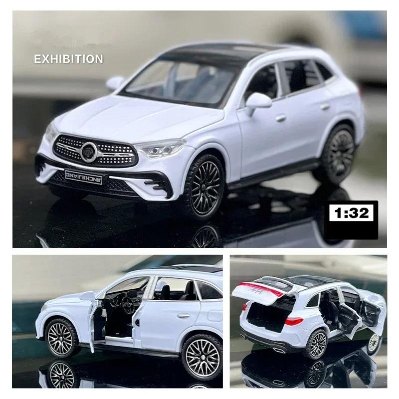 1:32 GLC400 Внедорожник Литой Модель Автомобиля Металлическая Литая Игрушечная Машинка Модель Автомобиля Симуляция Звука и Света Коллекция Детские Подарки