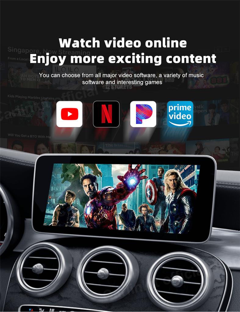 Для поддержки CarPlay Ai Box Беспроводной Android Auto GPS 4G LTE Мультимедийный адаптер