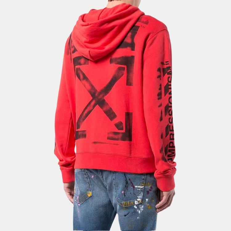 OFF WHITE Толстовка с принтом Diag OMBB034R190030152010