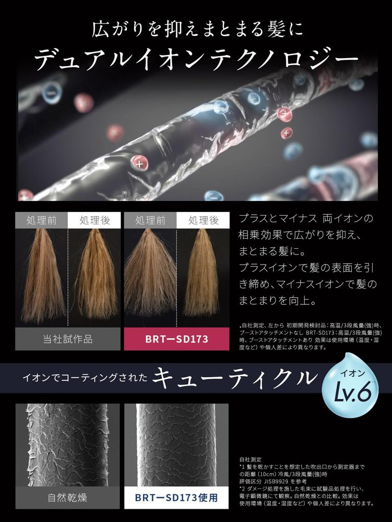 Nozomi Brighte SHOWER DRYER Shower Dryer Hair Dryer High Air Volume Fast Drying Nano Mist Next Generation Lightweight Beauty Essence Beauty Appliances