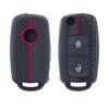 Силиконовый корпус-брелок для 2-кнопочного автомобильного ключа For Volkswagen Polo Passat B5 Golf 4 5 6 Mk5 Mk6 Eos Bora Beetle Tsi