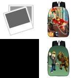 Школьный рюкзак Roblox для детей с большой вместимостью и прочным полиэстеровым материалом