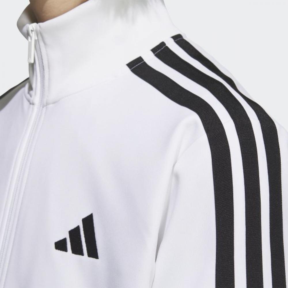 Adidas Unisex 3 Line Regular Fit Double Knit Track Jacket Ready For An Active Day
