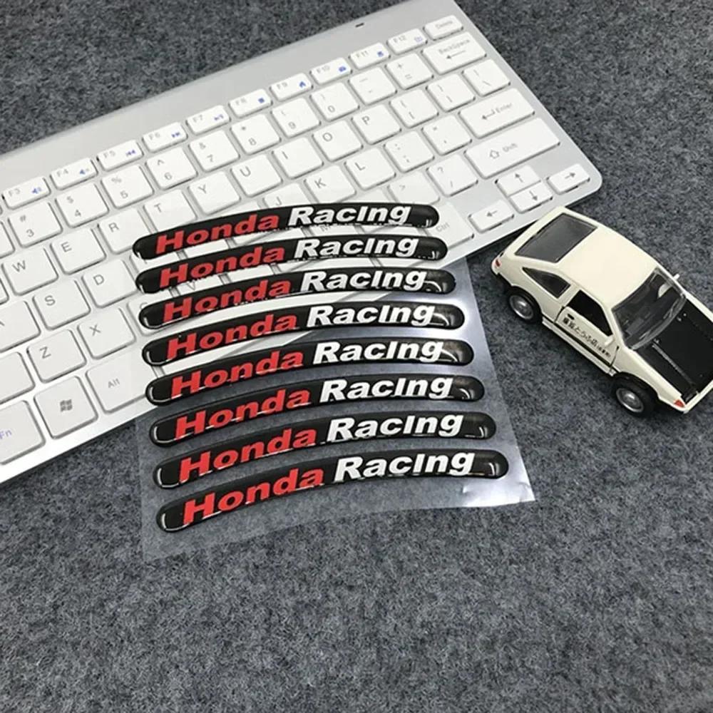 AQX1 New Motorcycle Stickers Universal Wheel Stickers for Honda Wheel Modification Stickers Car Reflective Stickers Decor