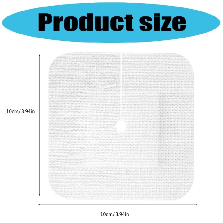 10 шт. Разъемная дренажная клейкая прокладка для катетера feeding tube pad Устройство стабилизации катетера для послеоперационного ухода