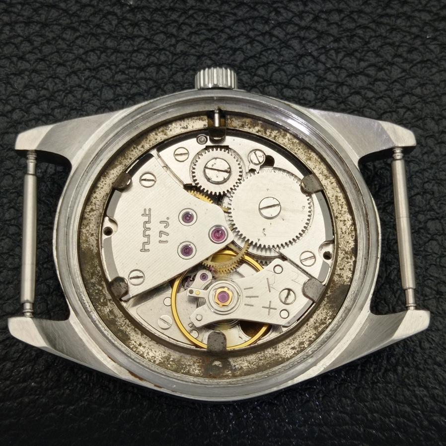 HMT PILOT AUTHENTIC INDIAN MENS MANUAL WINDING BLUE DIAL WATCH A600049-5 N101-a600049