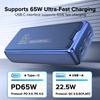 QOOVI Powerbank 30000mAh External Battery Capacity PD 65W Fast Charging Portable Charger Powerbank For Laptop Macbook iPhone Samsung Xiaomi