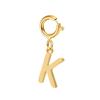 Пружинная застежка подвеска с буквенными шармами подвеска с инициалами для женского ожерелья серьги брелок с цирконом DIY аксессуары оптом