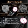 Factory Hot Sale High Quality Dildo Realistic Panties Male Condom Spike Sleeve Delay Thickening Condom Adult Sex Products