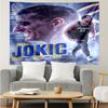 Jokic's Denver Dominance Tapestry, Unique Design Tapestry, Suitable for Bedroom,Livingroom, Playroom,Heartwarming Fan Holiday Gifts