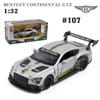 1:32 масштаба Continental GT Le Mans, модель гоночного автомобиля из сплава, литая под давлением металлическая игрушечная машина, модель автомобиля, коллекция моделирования, детская игрушка в подарок