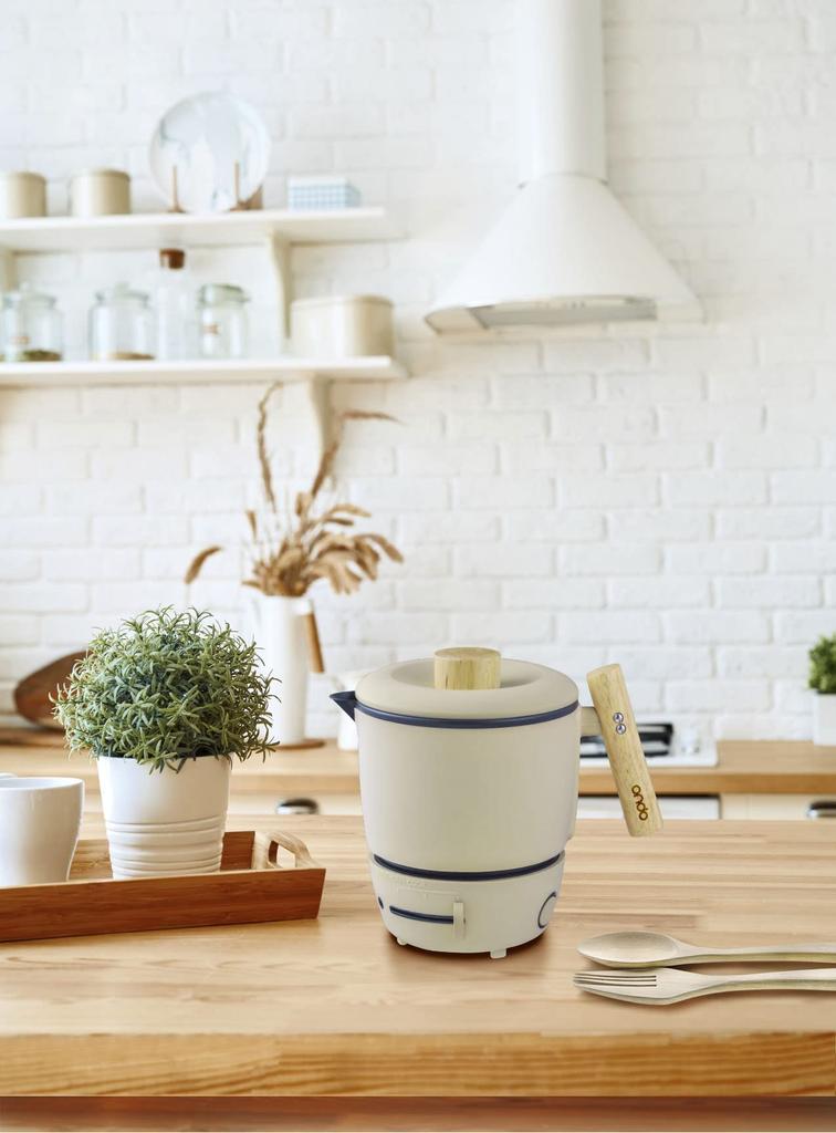 Marutaka ondo Multi Cooking Pot Функция регулировки температуры Чайник Настольная кастрюля Living Alone Пустая Функция предотвращения приготовления пищи Можно мыть