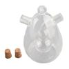 Glass Oil Control Jar Kitchen 2 In 1 Sealed Oil and Vinegar Dispenser Transparent Oil and Vinegar