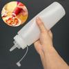 Универсальная бутылочка-сжиматель для приправ - Идеально подходит для заправок для салатов, оливкового масла и соусов - Прочный пластиковый кухонный диспенсер