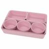8Pcs/Set Space-Saving Felt Storage Box Set Seamless Desktop Sundries Box  Closet Organizer