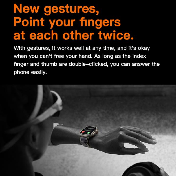 T900 Ultra 2 Смарт-часы Жесты Ответ на звонки Игры Мужские Спортивные Часы Женские Часы с Измерением Пульса Артериального Давления Умные Часы для Телефонов iOS Android