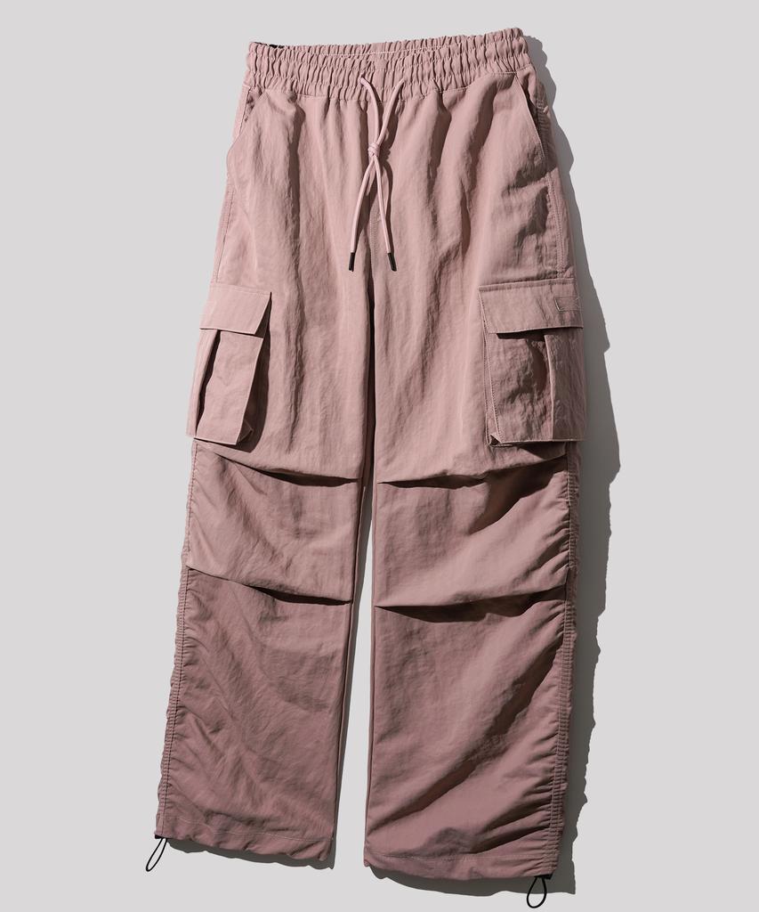 JEMUT Trap Parachute Cargo Pants 5-Piece Set Indie Pink Solp2526