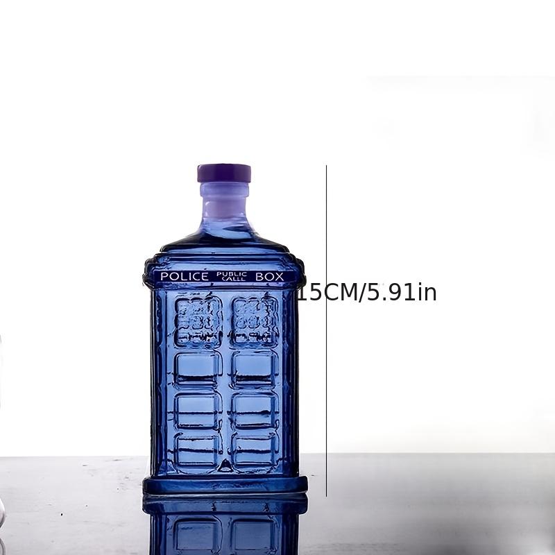 Креативно оформленный декантер для вина в форме полицейского участка, уникальная бутылка для виски объемом 300 мл, мини-портативный дозатор для алкоголя