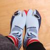 Deep-sea Animals Two Toe Socks Whale Toe Mid Calf Sock Cute Funny Fish Tube Socks  Gift